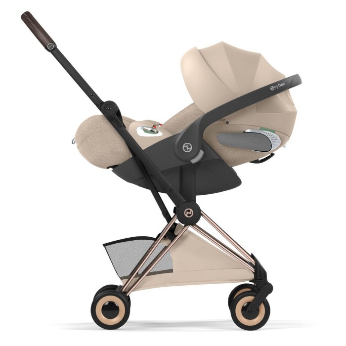 Cybex Coya Style Cozy Beige шасі Rose Gold коляска 2 в 1