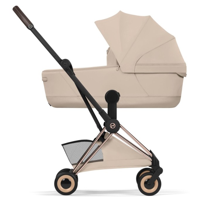 Cybex Coya Style Cozy Beige шасі Rose Gold коляска 2 в 1