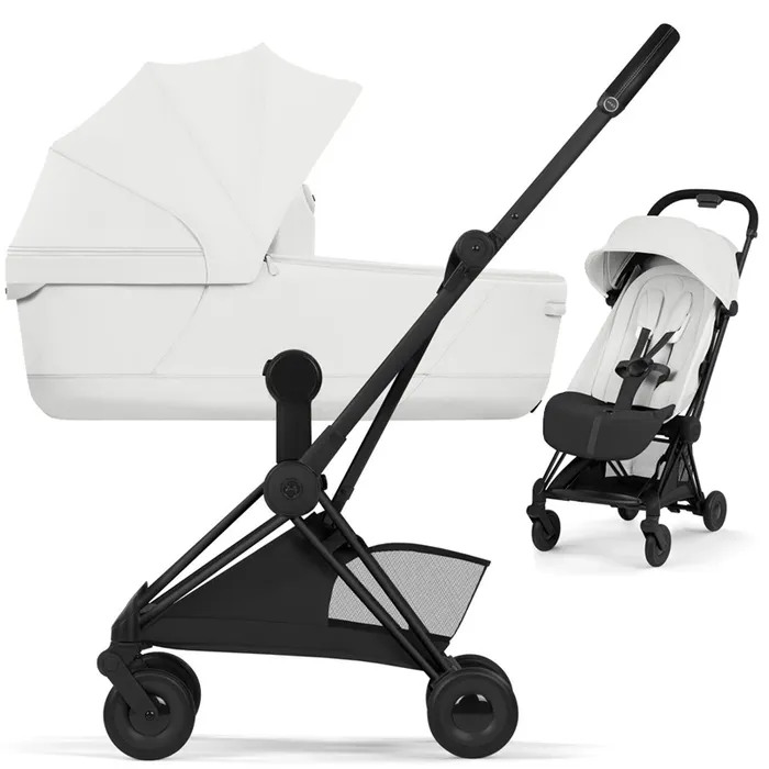 Cybex Coya Style Off White шасі Matt Black коляска 2 в 1