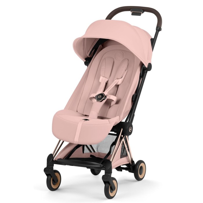 Cybex Coya Style Peach Pink шасі Rose Gold коляска 2 в 1