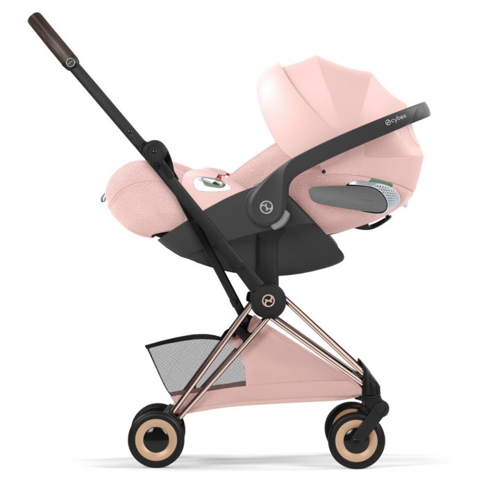 Cybex Coya Style Peach Pink шасі Rose Gold коляска 2 в 1