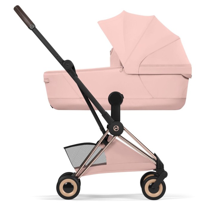 Cybex Coya Style Peach Pink шасі Rose Gold коляска 2 в 1