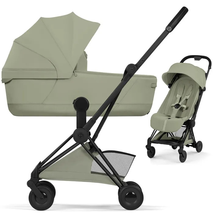 Cybex Coya Style Sage Green шасі Matt Black коляска 2 в 1