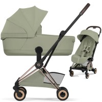 Cybex Coya Style Sage Green шасі Rose Gold коляска 2 в 1