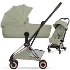 Cybex Coya Style Sage Green шасі Rose Gold коляска 2 в 1