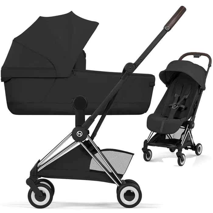 Cybex Coya Style Sepia Black шасі Chrome коляска 2 в 1