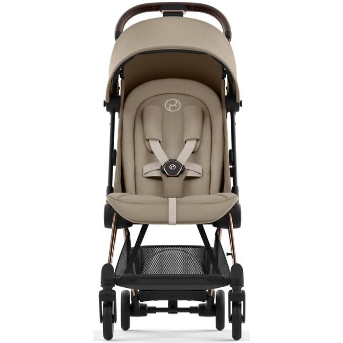 Cybex Coya Cozy Beige frame rosegold stroller