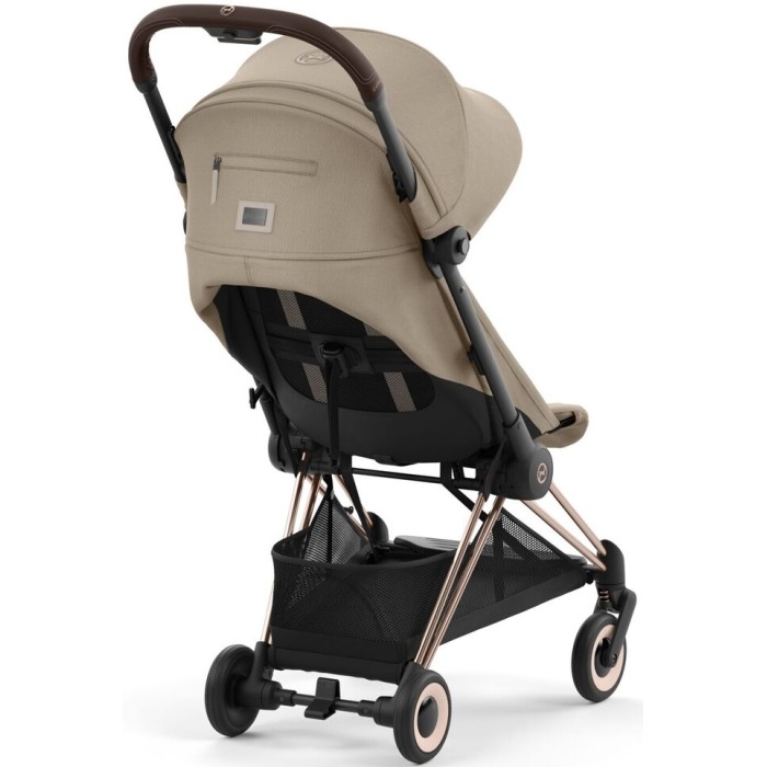 Cybex Coya Cozy Beige frame rosegold stroller