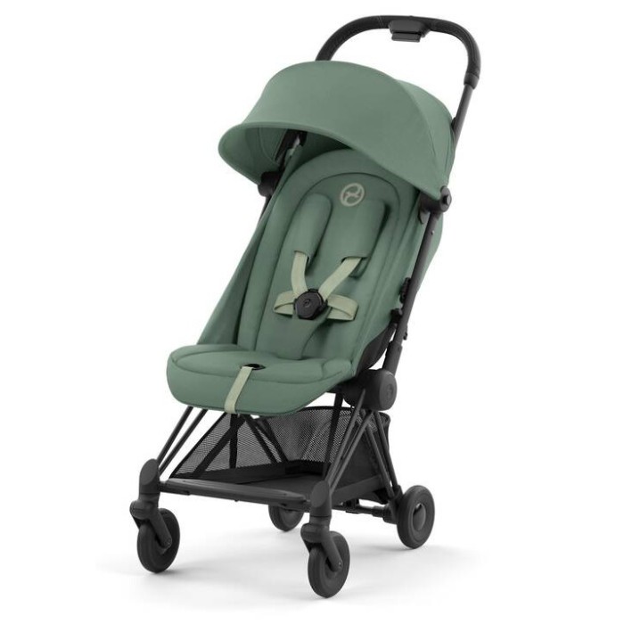 Cybex Coya Leaf Green frame matt black stroller