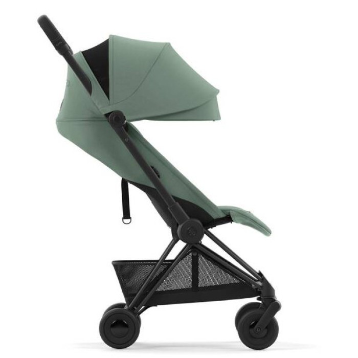Cybex Coya Leaf Green frame matt black stroller