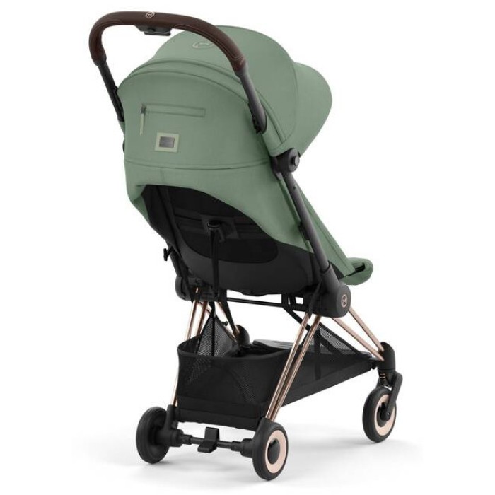 Cybex Coya Leaf Green frame rosegold stroller