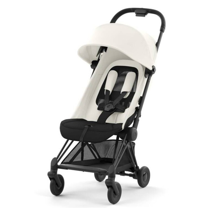 Cybex Coya Off White шасі matt black прогулянкова коляска