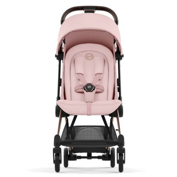 Cybex Coya Peach Pink frame rosegold stroller