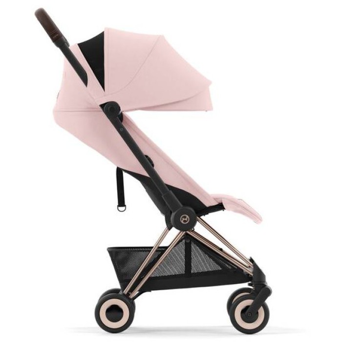 Cybex Coya Peach Pink frame rosegold stroller