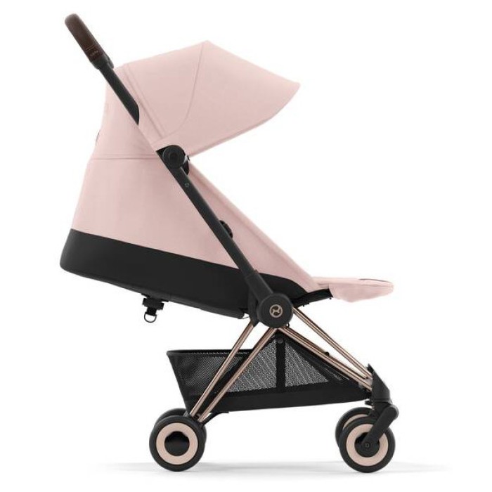 Cybex Coya Peach Pink frame rosegold stroller
