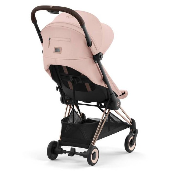 Cybex Coya Peach Pink frame rosegold stroller