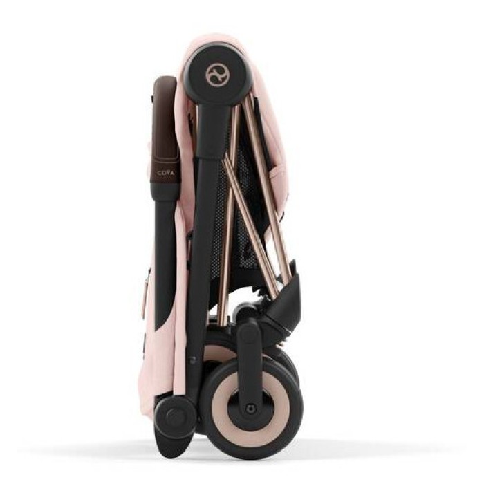 Cybex Coya Peach Pink frame rosegold stroller