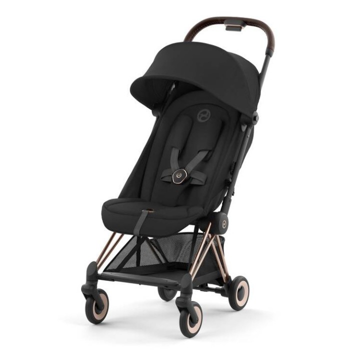 Cybex Coya Sepia Black frame rosegold stroller