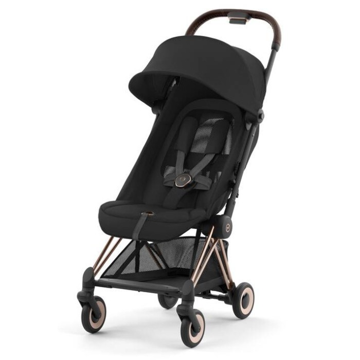 Cybex Coya Sepia Black frame rosegold stroller
