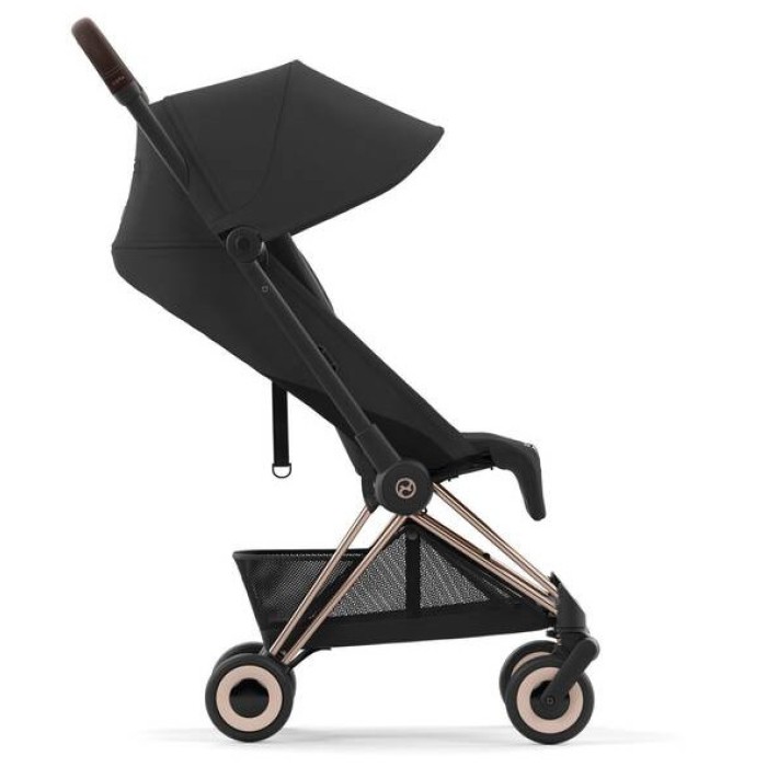 Cybex Coya Sepia Black frame rosegold stroller