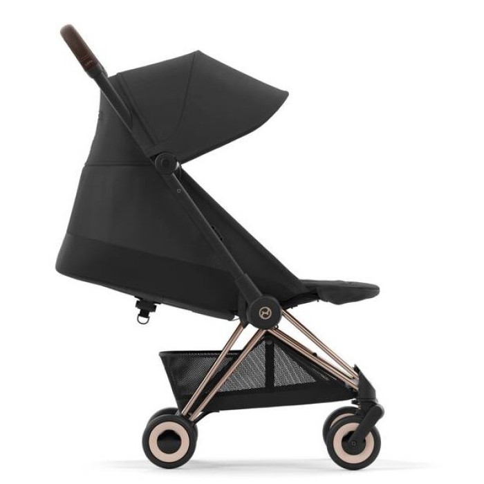 Cybex Coya Sepia Black frame rosegold stroller