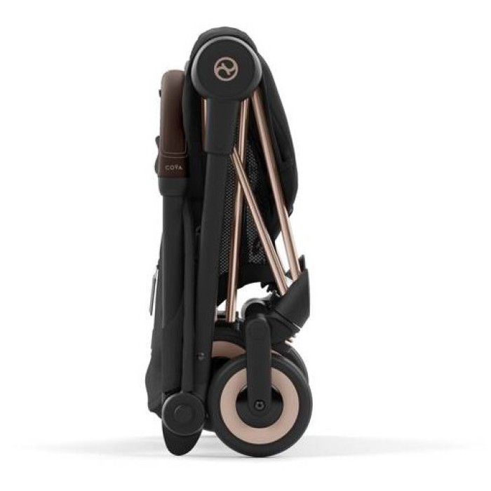 Cybex Coya Sepia Black frame rosegold stroller