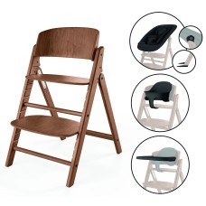 Cybex Click & Fold all natural dark стільчик для годування 4 в 1