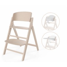 Cybex Click & Fold all natural light high chair 3 in 1