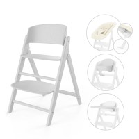 Cybex Click & Fold all white high chair 4 in 1