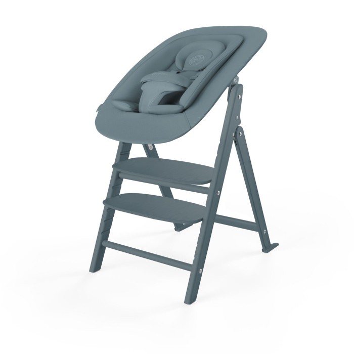 Cybex Click & Fold stone blue high chair 4 in 1