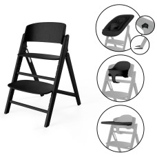 Cybex Click & Fold stunning black high chair 4 in 1