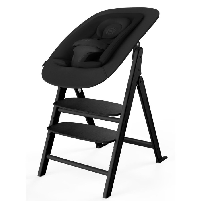 Cybex Click & Fold stunning black high chair 4 in 1