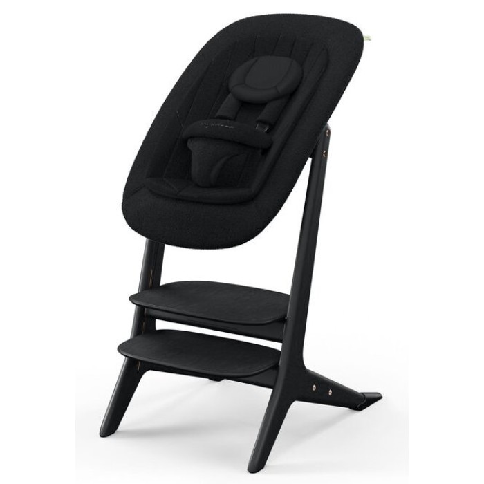 Cybex Lemo Platinum Black Wood high chair 4 in 1