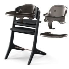 Cybex Lemo Platinum Black Wood стільчик для годування 3 в 1