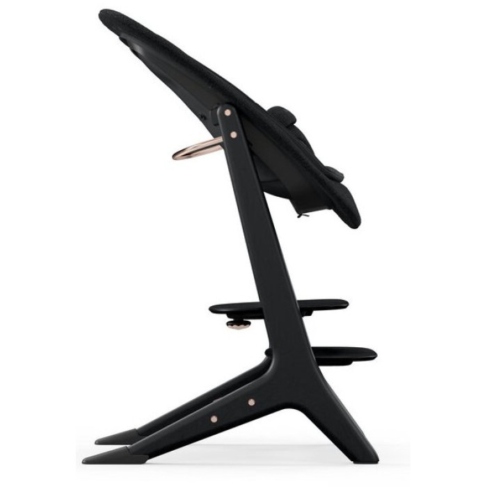 Cybex Lemo Platinum Black Wood high chair 4 in 1