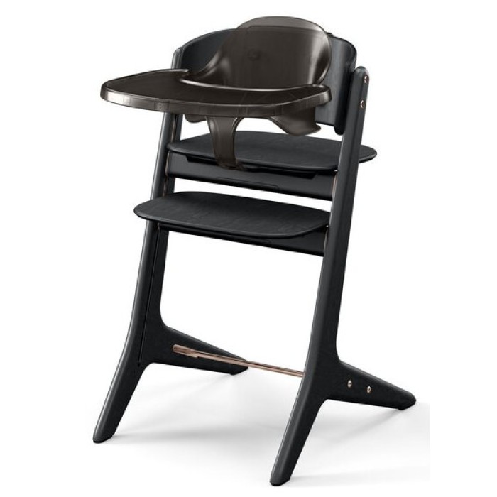 Cybex Lemo Platinum Black Wood high chair 3 in 1