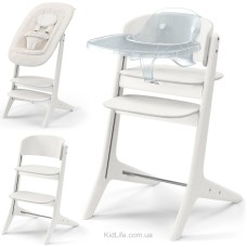 Cybex Lemo Platinum White Wood стільчик для годування 4 в 1