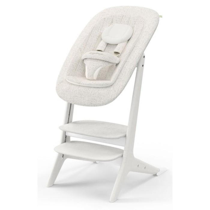 Cybex Lemo Platinum White Wood high chair 4 in 1