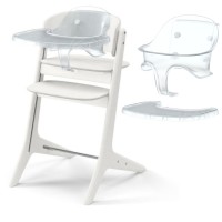 Cybex Lemo Platinum White Wood стільчик для годування 3 в 1