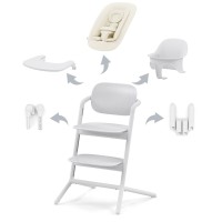 Cybex Lemo all white стільчик для годування 4 в 1
