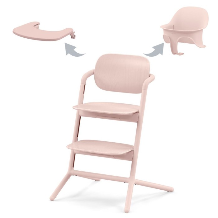 Cybex Lemo pearl pink high chair 3 in 1
