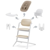Cybex Lemo sand white high chair 4 in 1