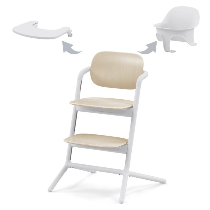 Cybex Lemo sand white high chair 3 in 1