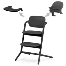 Cybex Lemo stunning black high chair 3 in 1
