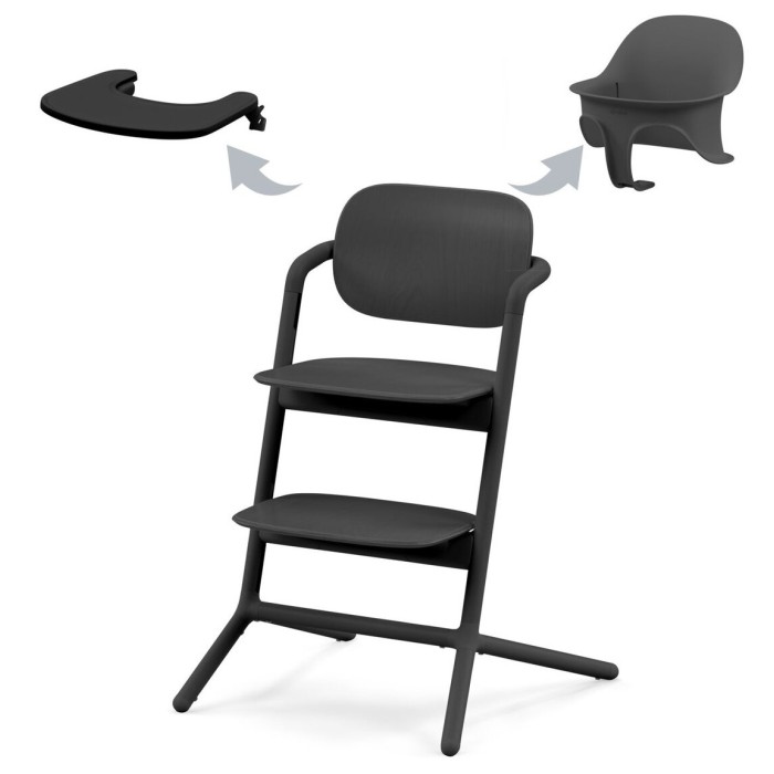 Cybex Lemo stunning black high chair 3 in 1
