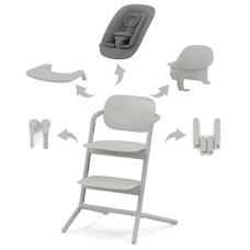 Cybex Lemo suede grey high chair 4 in 1