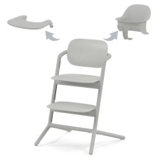 Cybex Lemo suede grey стільчик для годування 3 в 1
