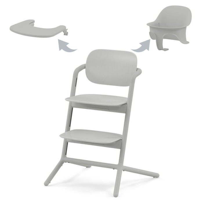 Cybex Lemo suede grey high chair 3 in 1