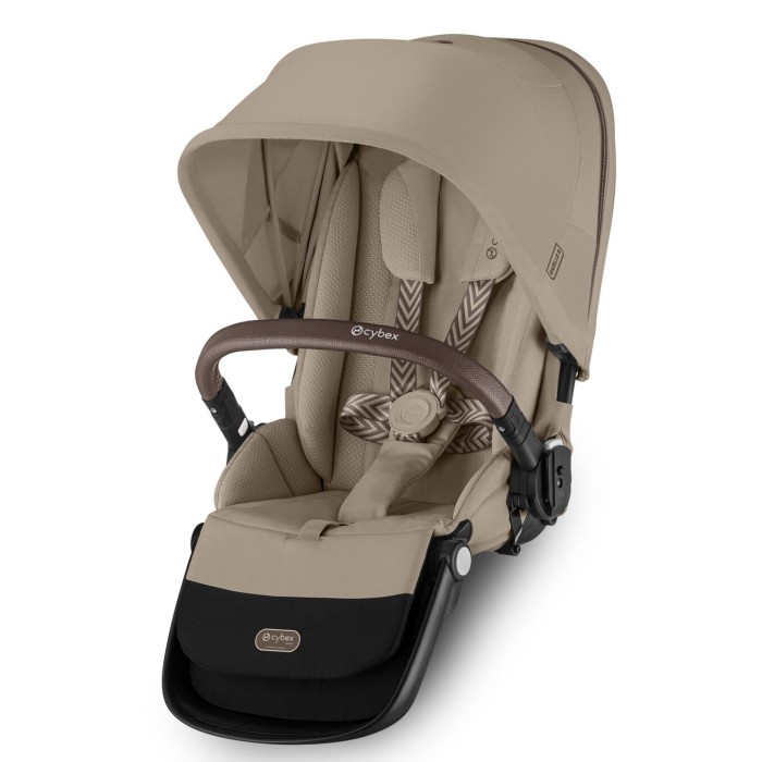 Cybex Gazelle S Almond Beige stroller for twins