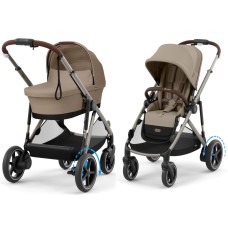 Stroller Cybex e-Gazelle S 2 in 1 Almond Beige with electric drive